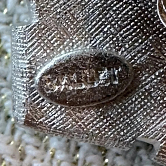 Rare Vintage Ballet Jewels Co Statement Clip On Earrings Silver Tone Star Flower - Picture 9 of 12